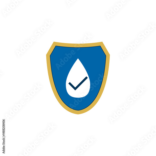 Waterproofing icon isolated on white background