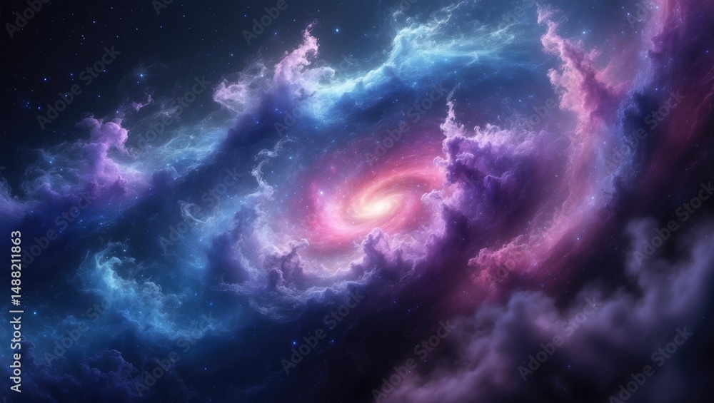 Obraz premium Abstract Galaxy Background