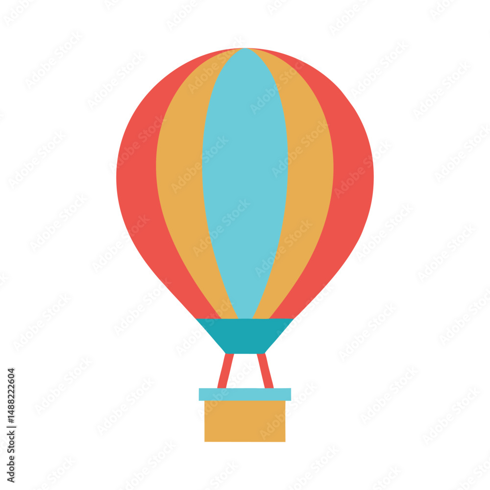 Fototapeta premium Air Balloon Vector Design for Creative Projects