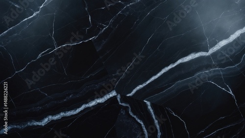 Black marble texture design or abstract for backdrop