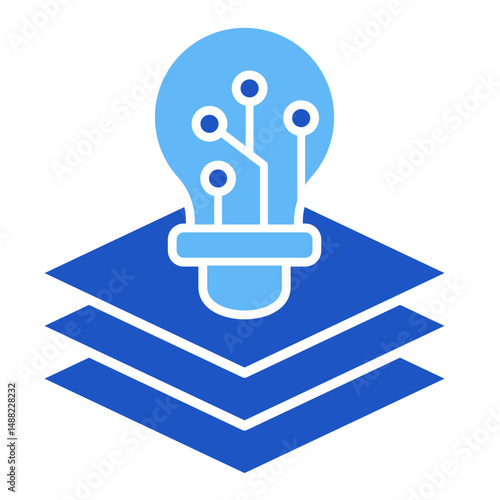 Technology Stack  Icon Element For Design	