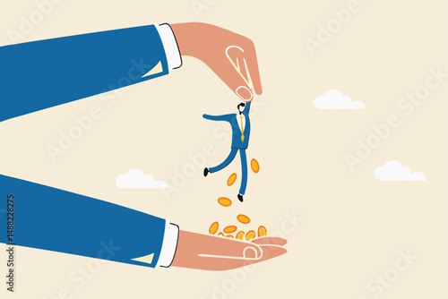 Tax hike, government increase tax or steal money from people, debt or loan interest to pay off, unethical people overcharge bills, greed businessman hold small people shaking to get all their money.