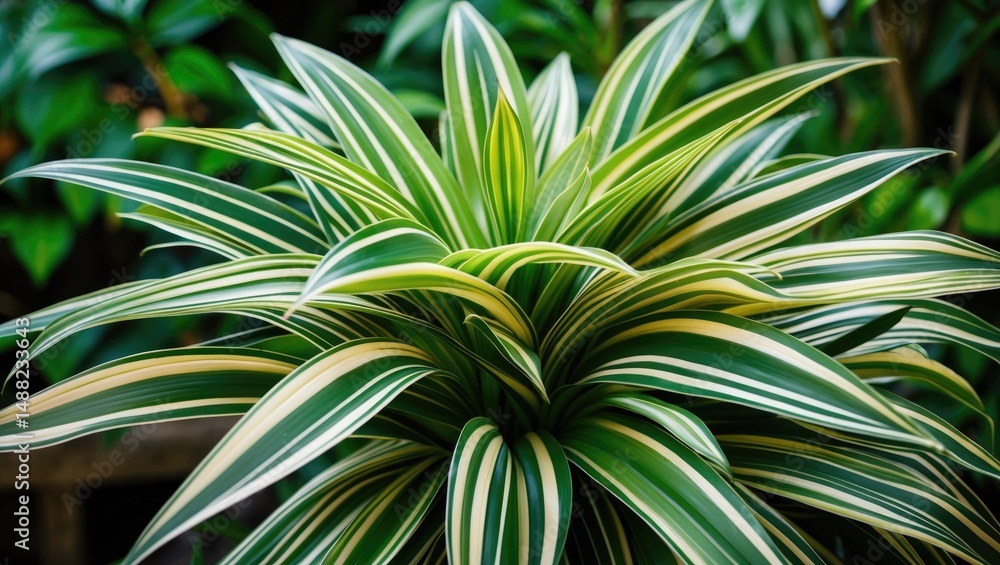 Dracaena reflexa, known in common terms as cold song Dracaena reflexa, known in common terms as cold song