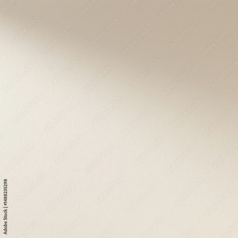Fototapeta premium A plain beige surface with a slight shadow gradient
