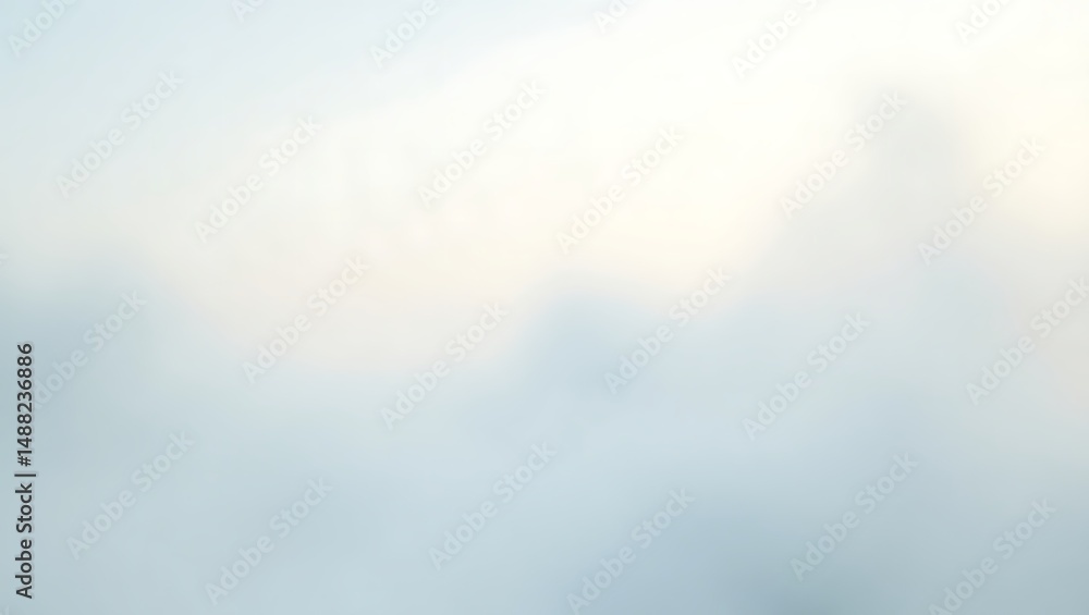 Obraz premium Soft Blue and White Blurred Background Abstract Texture for Design