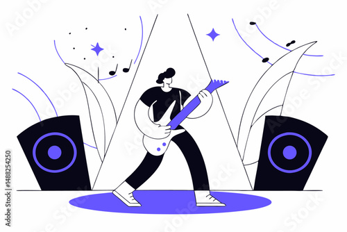 Award winning graphic design celebrating world music day with vibrant and creative illustrations perfect for artistic projects and campaigns