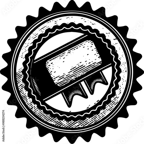 Best quality grunge style badge label vector stamp designed to add a vintage and authentic look to your branding and promotional materials