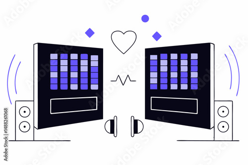 Capturing the Essence of Music with Audio Sound and Melodic Heartbeat Waves