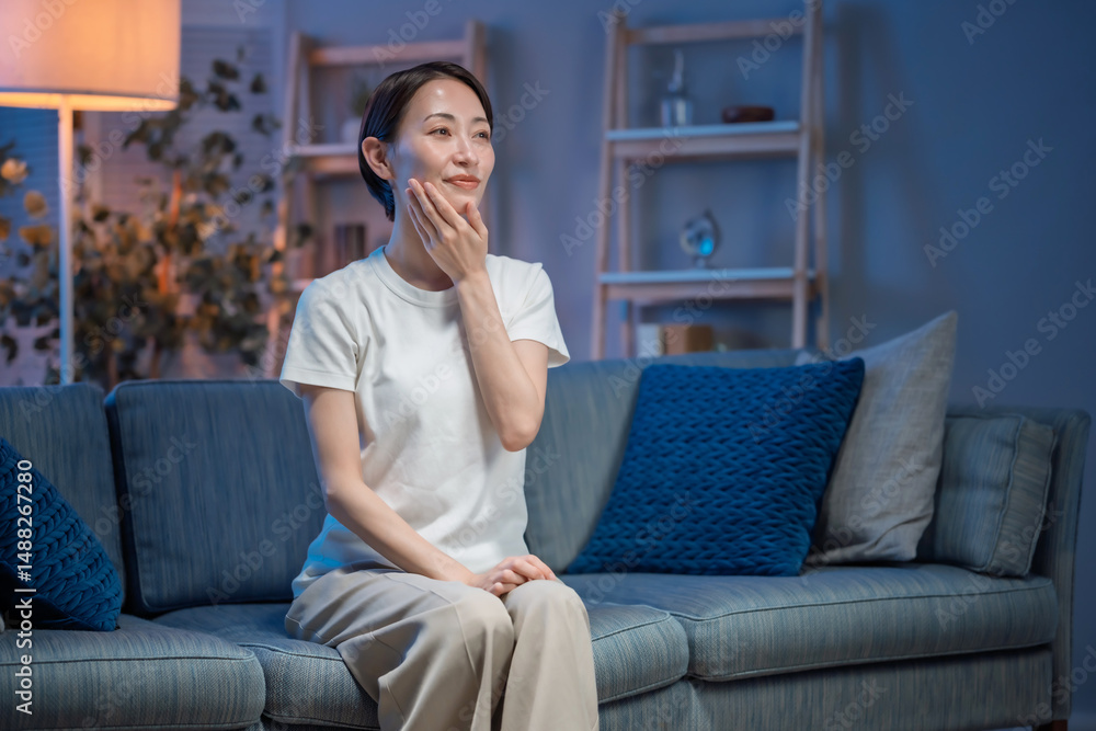Obraz premium 美容 女性 夜