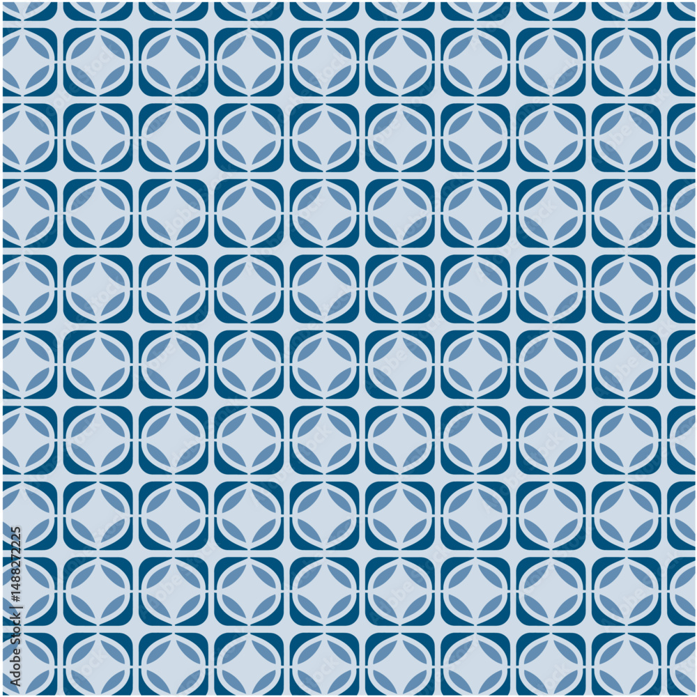 Fototapeta premium blue graphic pattern-06