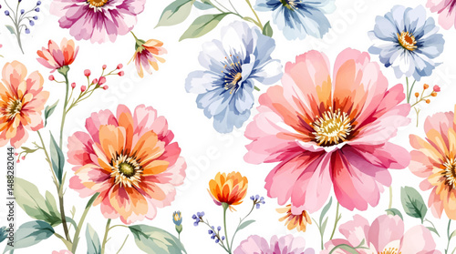 Elegant rose inspired seamless background design