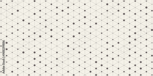 Vector seamless pattern. Modern stylish texture. Repeating geometric background with linear rhombuses