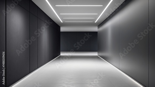 Wallpaper Mural Frame Display Mockups Showcasing a Room Sign with Wall and LED Strip Lighting Torontodigital.ca