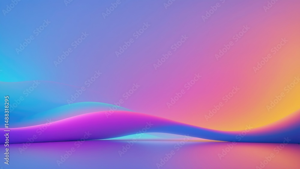 Obraz premium luminous serene color backdrop