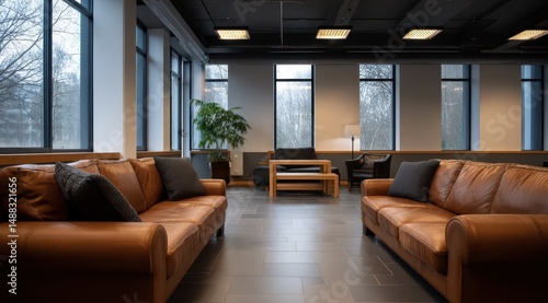 Wallpaper Mural Modern Interior Design of a Cozy Lounge Area Torontodigital.ca