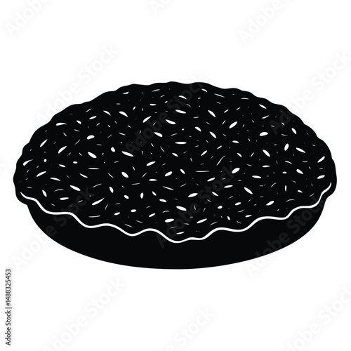 butcher element isolated ground beef on white background