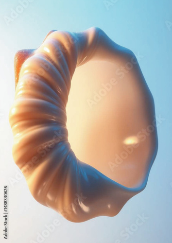 object, 3D render, Modern art, Sci-fi element, Blob art, Artistic loop,