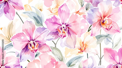 pink flowers background