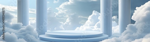 A light-filled, ethereal sky-high platform.