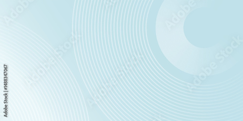 Modern abstract background. Glossy white gradient circle lines. Minimal geometric pattern. Simple graphic elements. Futuristic concept. Suitable for cover, poster, banner, brochure, eps10.