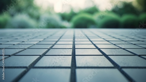 Abstract Background with Patterned Paving Tiles