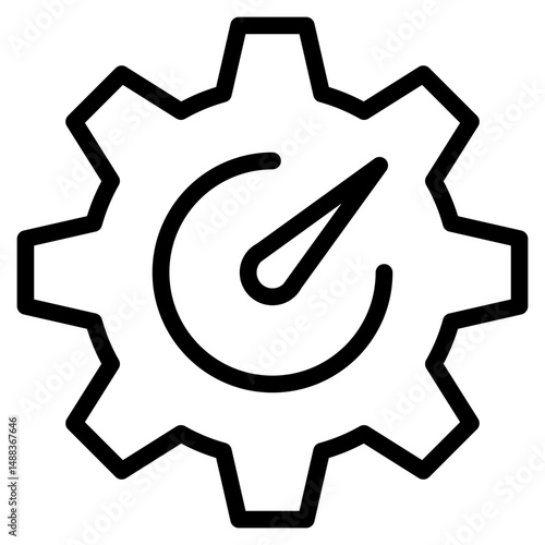 Cost optimization icon in vector illustration