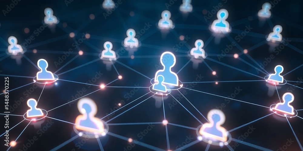 Global Network Connection Digital People Online Social Media Interconnection Global Network Connection Digital People Online Social Media Interconnection