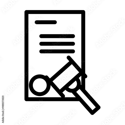 auction line icon