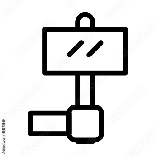 demonstration line icon