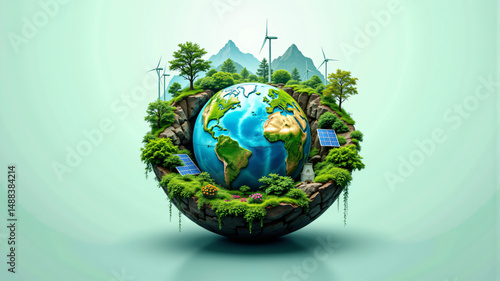 Sustainable Earth Eco-Friendly Energy and Conservation