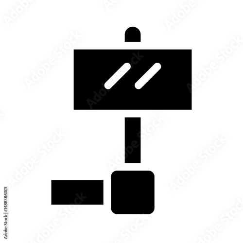 demonstration glyph icon