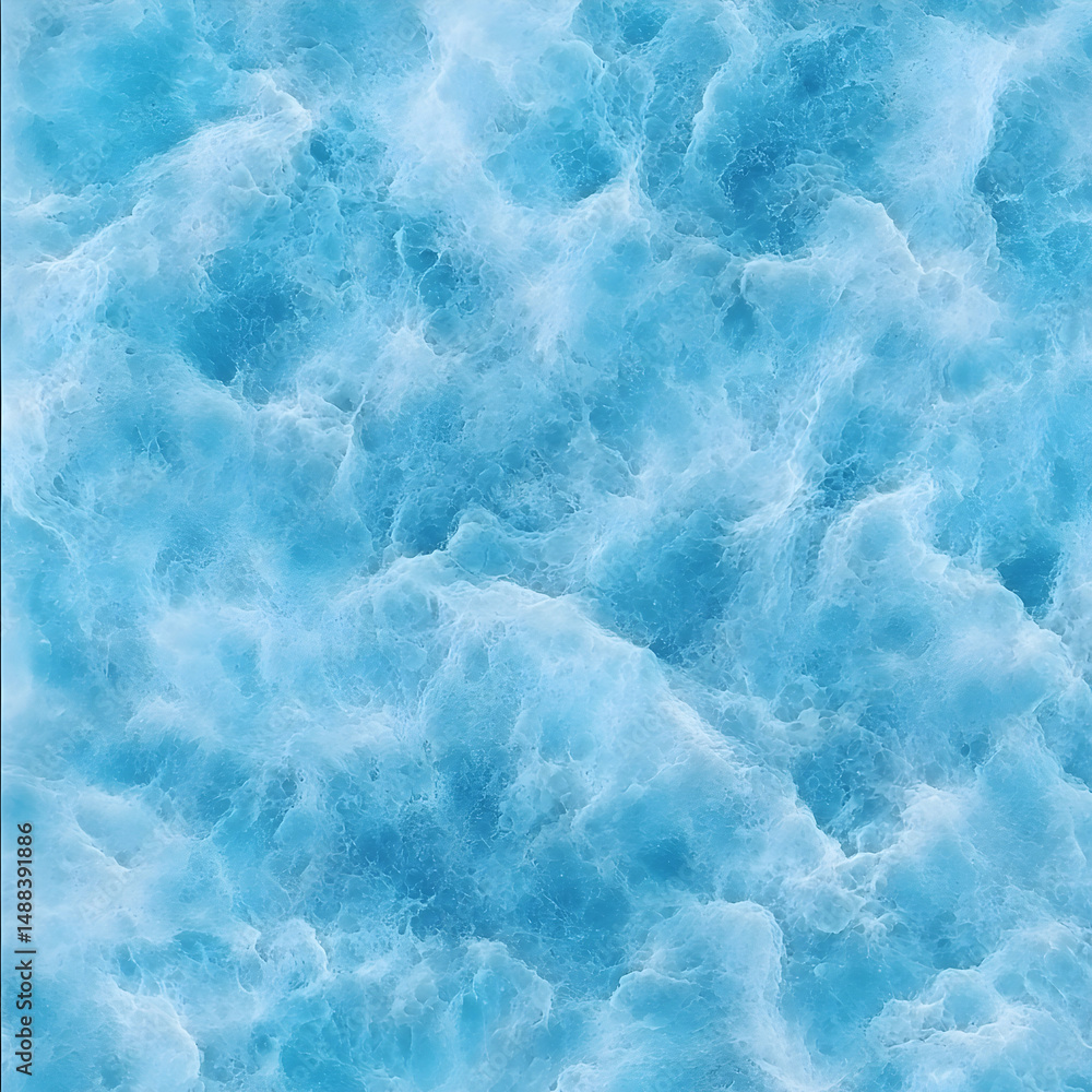 Fototapeta premium Abstract blue water texture, swirling ocean surface, background for design