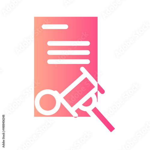auction gradient icon