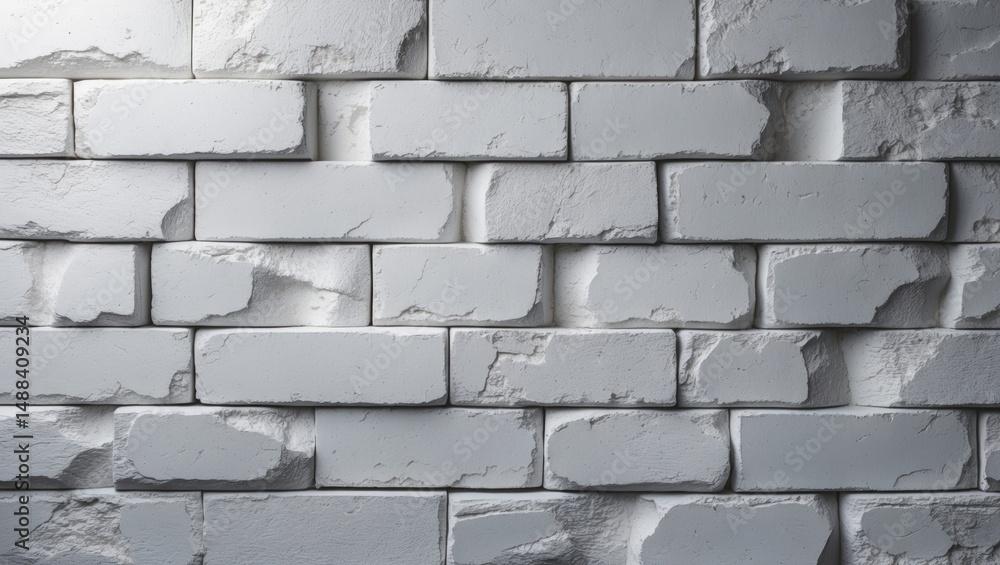 Fototapeta premium Brick Wall Pattern Materials for Home Wall Decoration and Backgrounds in Stone Material Design