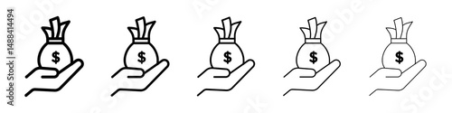 loan icon concept. graphic design, logo, Web, UI.