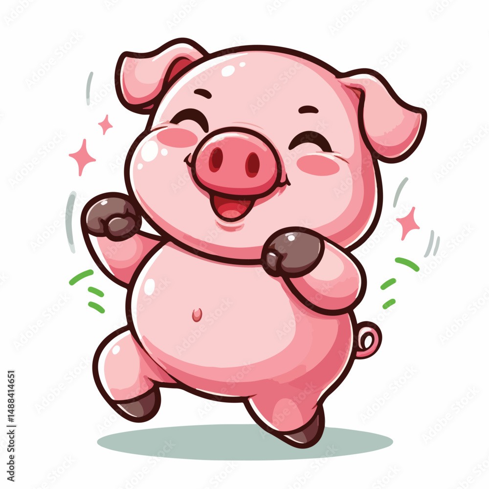cute pig vector cute pig vector
