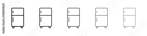 Fridge icon concept. graphic design, logo, Web, UI.