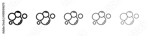 Foam icon concept. graphic design, logo, Web, UI.