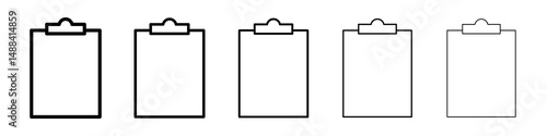 Clipboard icon concept. graphic design, logo, Web, UI.