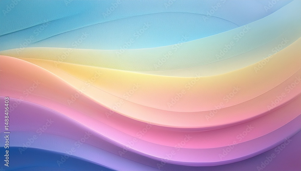Fototapeta premium abstract pastel gradient background in soft pink blue yellow and purple hues