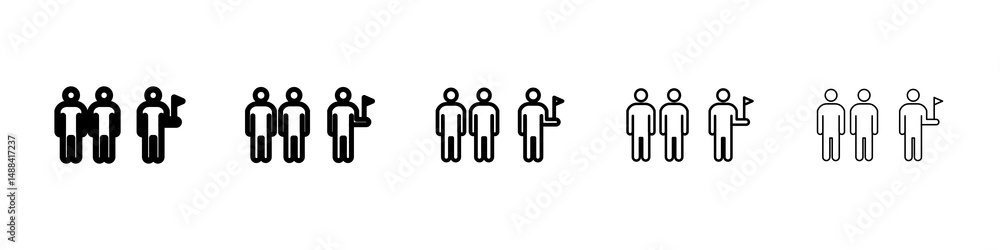 Tour guide people icon concept. graphic design, logo, Web, UI. Tour guide people icon concept. graphic design, logo, Web, UI.
