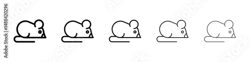 Rat icon concept. graphic design, logo, Web, UI.