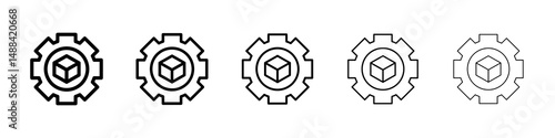 Product development icon concept. graphic design, logo, Web, UI.
