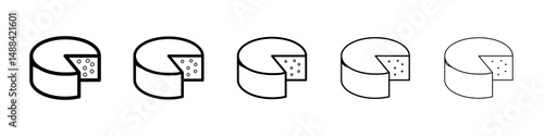 Parmesan icon concept. graphic design, logo, Web, UI.