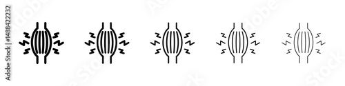 Myalgia icon concept. graphic design, logo, Web, UI.