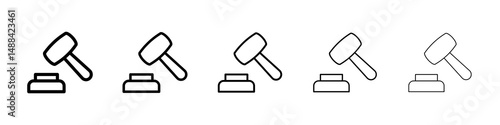 Law icon concept. graphic design, logo, Web, UI.