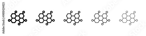 Hormones icon concept. graphic design, logo, Web, UI.