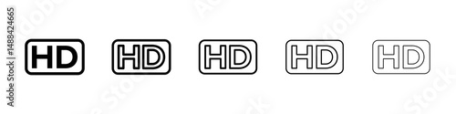 High definition icon concept. graphic design, logo, Web, UI.