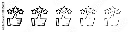Customer feedback icon concept. graphic design, logo, Web, UI.