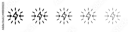 Conflict icon concept. graphic design, logo, Web, UI.